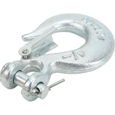Bague collectrice de 6,35 mm (1/4 pouce) avec verrou de sécurité, en acier forgé G70, pour chaînes de remorquage. (1/5)