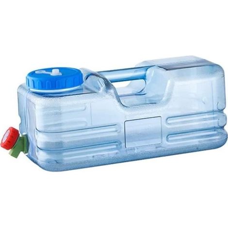 10L Jerrican Alimentaire Camping, Reservoir Eau Seau avec Robinet, Grande Capacité Bidon d'eau avec Poignée, Bouilloire Qualité (1/4)