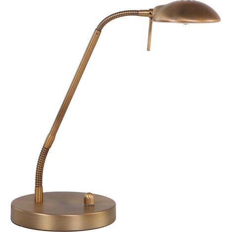 Mexlite - lampe de table - Biron - bronze - verre métal - lampe (1/5)