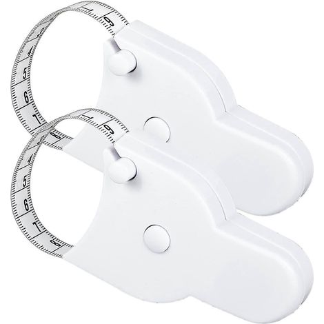 Lot de 2 rubans à mesurer, ruban rétractable double face, retour automatique, ruban de couture de 1,5 m (1/5)