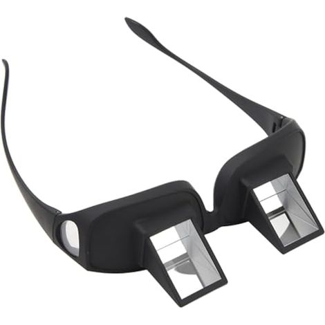 Lunettes de lecture horizontales haute définition à 90° avec prisme optique pour lit allongé et télévision (noir) (1/5)