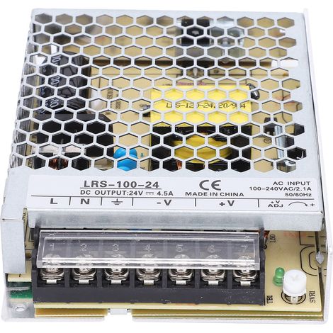 100-W-LED-Netzteil, 24-V-Transformator, elektronischer Treiber, 85–264 V AC, LRS-100-24 (1/5)