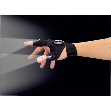 Gant LED avec lampe torche - Taille ajustable (1/5)