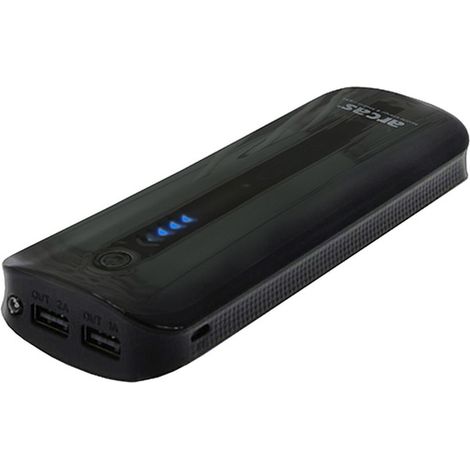 Arcas 20730206 Powerbank V206 13000 mAh Schwarz/Weiß (1/3)