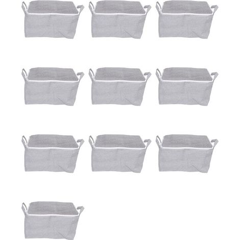 Caja de almacenamiento tridimensional 10X, caja de almacenamiento para el hogar con organizador de ventana, tela plegable, capacidad de armario de almacenamiento