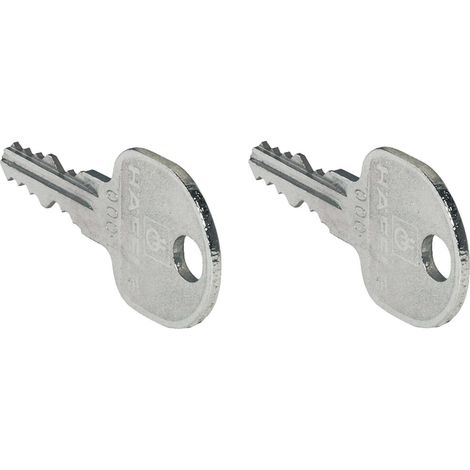 Cyclingcolors – Clé de serrure interchangeable universel SYMO HS3 (MK3) – Lot de 2 clés – Pour porte boîte aux lettres – Compatible avec noyau standard