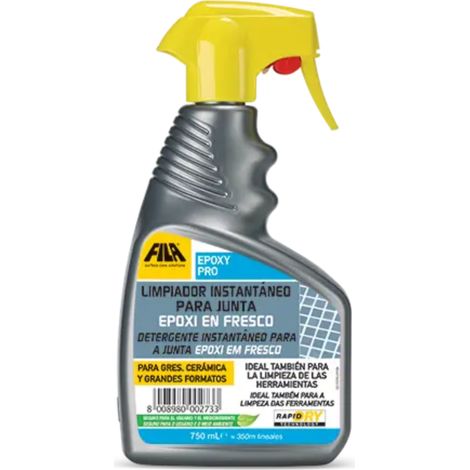 EPOXY PRO - Limpiador Instantáneo para Juntas Epoxi / Caja 12 un 750 ML / Detergente