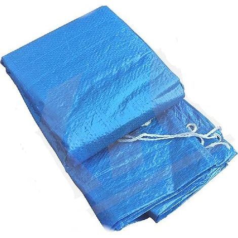 2.4m Round Easy Install Above Ground Pool Cover for Quick Inflatable Pool Frame Pool (1/4)