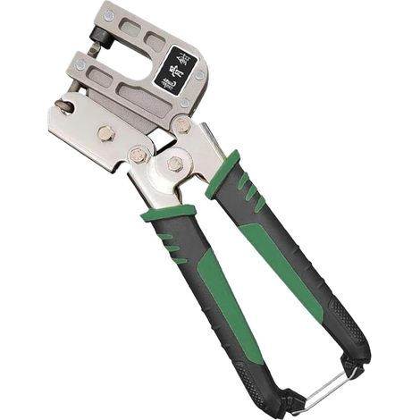 Alicates perforadores manuales multifuncionales en forma de T, ergonómicos y robustos  Alicates manuales ajustables para perforación, crimpado y engaste, resistentes a la corrosión. (1/5)
