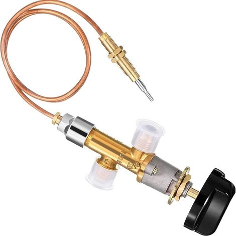 Kit valvola di sicurezza per riscaldamento a gas GPL a bassa pressione Termocoppia 5/8-18UNF (1/4)