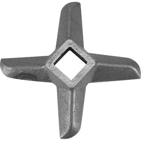 Professional steel meat grinder blade in cross shape, part no. 22 (1/5)