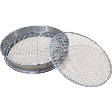 Ce tamis de jardin 5 en 1 est livré avec 5 tamis interchangeables, chacun d'un diamètre de 30 cm et d'une taille de maille de 0,38 mm. (1/4)