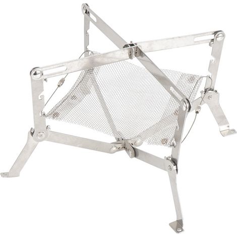 Poêles de camping à bois pique-nique barbecue cuisinière/potable pliant en acier inoxydable (1/2)