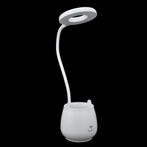 Faltbare Kinder-Schreibtischlampe mit USB-Ladefunktion, 3 einstellbaren Lichtquellen, Augenschutz und Stifthalter, integrierter 1250-mAh-Akku (1/5)