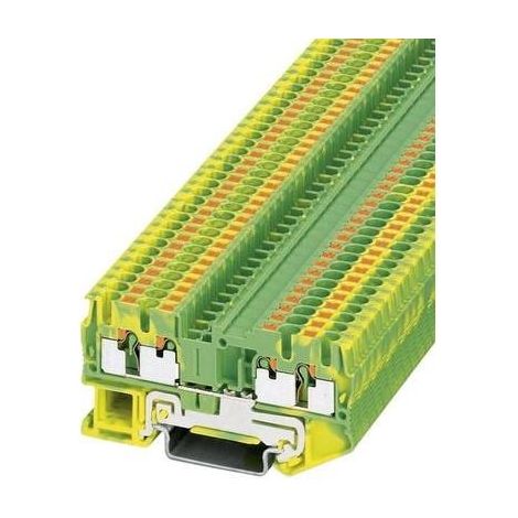 BLOQUE DE TERMINALES PARA CONDUCTOR DE PROTECCIÓN EMBALAJE: 1 PZA(S) PHOENIX CONTACT PT 2,5-QUATTRO-PE 3209594