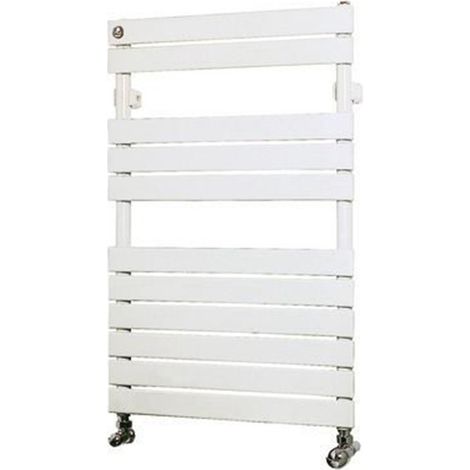 Sèche serviettes blanc à Eau Chaude 80 x 50 cm 412 W XILO IRSAP (1/2)