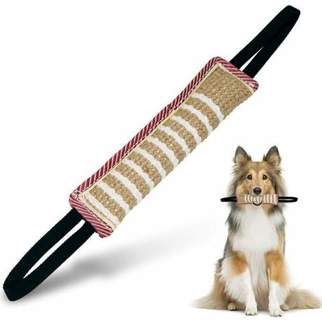 Juguete de goma resistente para perros: perfecto para juegos de tira y afloja, adecuado para perros medianos. (1/5)
