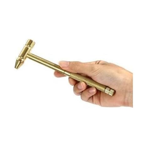Mini outil à main en cuivre et tournevis en cuivre pour horlogerie (doré) (1/5)