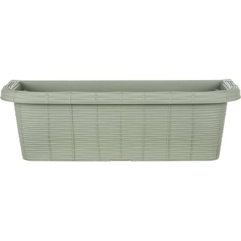 Jardinière - RONDINE PAGLIA - Vert - L 60 x l 20 x H 18,5 cm - Livraison gratuite