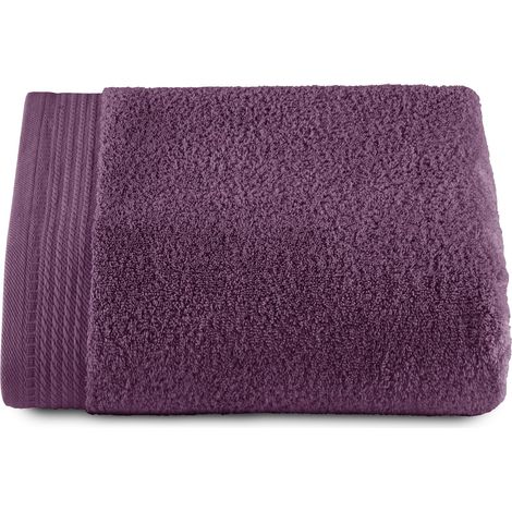 Grandes Serviettes de Bain - Serviettes de Bain - 1 Grande Serviette de Douche - 100 x 150 cm - 100% Coton - 600 grammes - Aubergine (1/5)