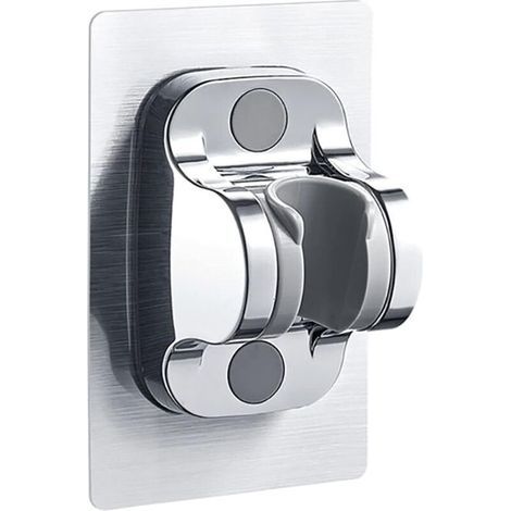 pair Support pommeau de douche Angle Réglable 12cm Panneau Surdimensionné Adhésif Fort (1/5)