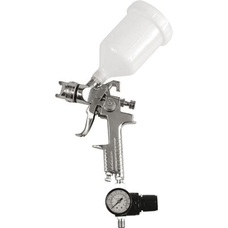 Vorel Pistola per verniciatura HVLP serbatoio 600 ml beccuccio 1,4 mm