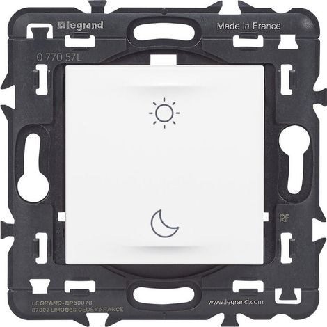 Commande sans fil, sans pile, auto-levage / coucher, mosaïque avec Netatmo, blanc (1/2)