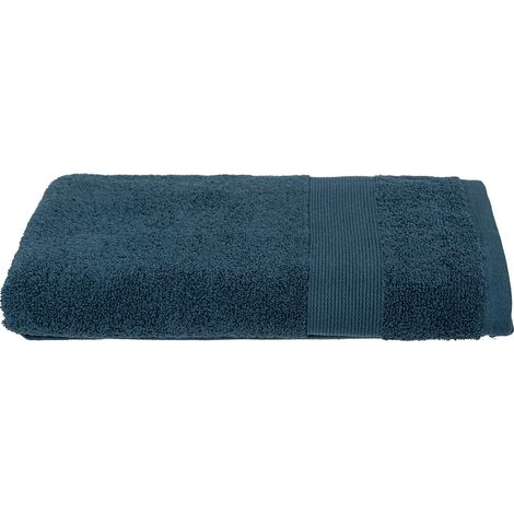 Serviette ou drap de douche 70 x 130 cm Couleur moderne bleu egeen (1/2)