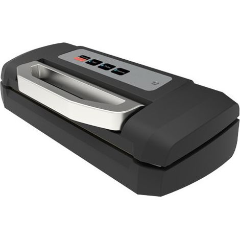 Reber 9718 N sellador al vacío -800 mbar Negro, Plata