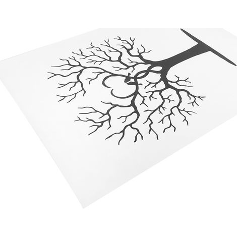 Arbre à empreintes digitales - Livre d'or à faire soi-même sur toile - Peinture à empreintes de pouce (1/5)