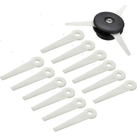 Freischneiderkopf + 12 Schneidmesser für STIHL POLYCUT 6-3 FS40 FS45 FS46 FS50