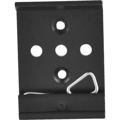 Beyamis Collier de fixation pour rail DIN en aluminium de 35 mm, clip de fixation pour montage de relais (5) (1/5)