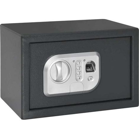 Coffre-fort numérique - 42011310 - Gris foncé - Acier 31 x 20 x 20 cm - Serrure électronique (1/5)