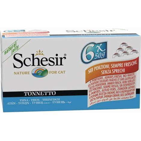 Schesir Gatto in Gelatina Confezione  da 6 x 50g (1/2)