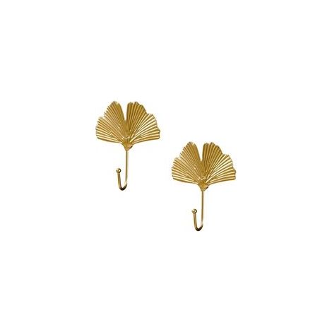 PatèRes DoréEs, Support Suspendu pour Clé, Feuilles DéCoratives, Crochets MéTalliques, Crochets Muraux, Cintre