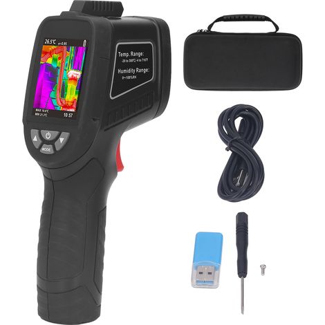 Caméra thermique portable XE27 32x32 pixels IR, détecteur infrarouge haute sensibilité, appareil de mesure thermique avec caméra visible 0,3MP, outil de diagnostic manuel (1/5)