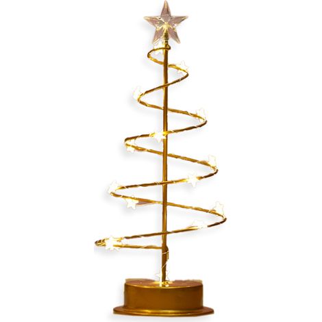 Lampara De Mesa Navidena - Arbol De Navidad Con Luces Led - Para Interior - 30 5 Cm - 1 Unidad (1/5)