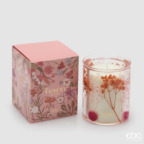 EDG Candela Florette Con Profumo Soft Roses H 12,5 cm (1/3)