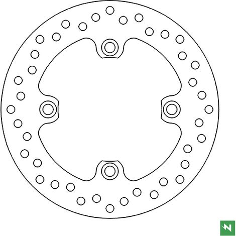 NEWFREN Hinterradbremsscheibe für Honda CBR 600F '91-'06, CBR 1000RR '04-'14, CB 600 Hornet, CBR 900, VTR 1000 (220x105x5)