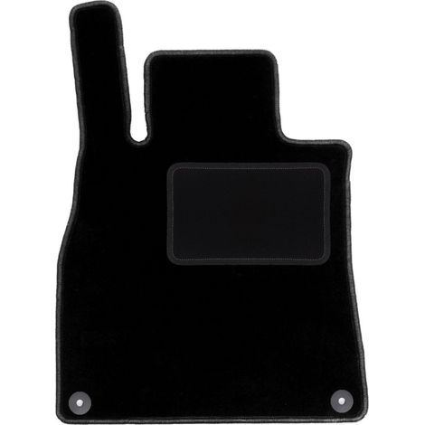 Alfombrilla de conductor negra para Mercedes S W222 sedán (2013-2020)