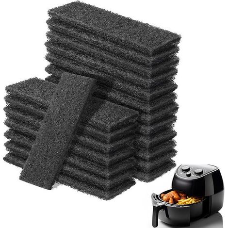 Filtres anti-odeurs de rechange (coton) pour la friteuse à air Instant Vortex 6QT, paquet de 20 (noir) (1/4)