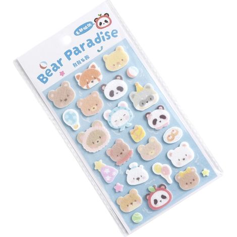 Adesivo simpatico a forma di pupazzo - Bear Paradise