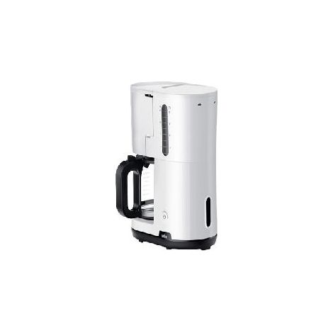 Cafetera de Goteo Braun KF-1100WH Breakfast1 1000W 10 Tazas Blanca (1/5)