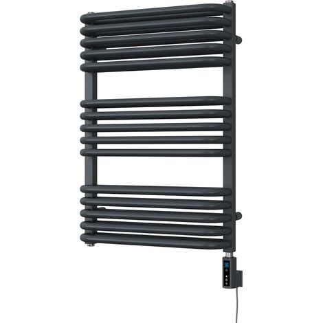 Crossmoor - Anthracite Electric Towel Rail H736mm x W500mm 600w Thermostatic WIFI (1/2)