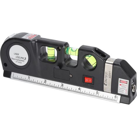 Niveau laser multifonctionnel, niveau infrarouge, mètre ruban, outil de mesure pour le travail du bois (1/5)