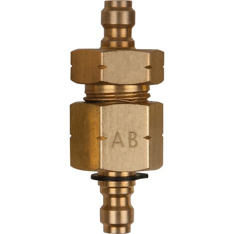 KS Tools Doppel-Adapterstück M16x1,5 Innen- und Außengewinde und 3/8 Schlauchanschluss