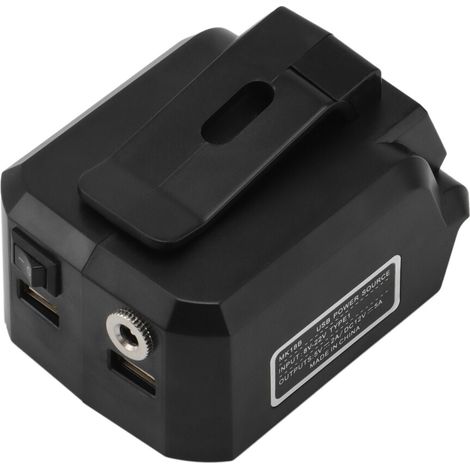 Adaptateur batterie MK18B pour 18V BL1815G BL1813G lithium avec charge PC/téléphone sortie 12V USB (1/5)