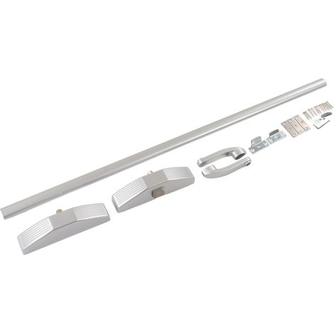 Verrou poussoir antipanique à point unique, ouverture facile par pression, robuste pour centre commercial et usine, serrure de porte avec barre de poussée, usage intensif. (1/5)