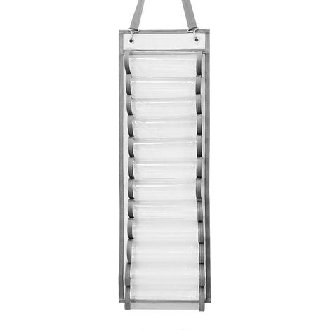 Organisateur de Rouleaux de Vinyle, Porte-Bagages à Suspendre derrière la Porte pour Rangement (1/4)