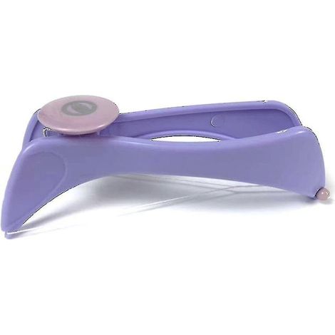 Mini épilateur à fil de coton pour le visage et les joues, lot de 3, violet (1/4)